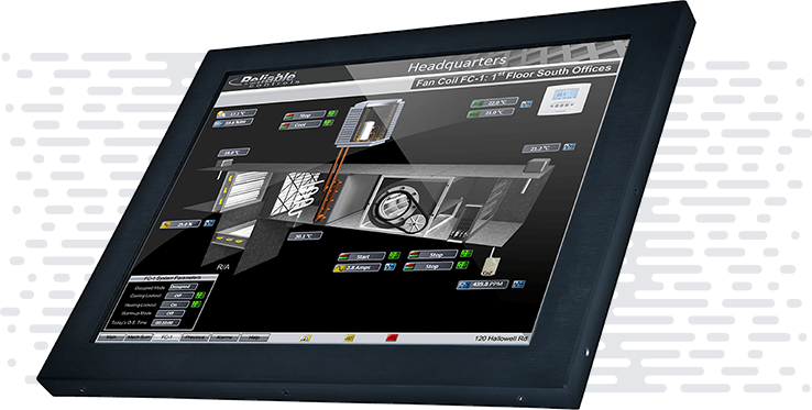 automation system on a screen