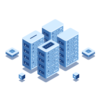 four computer towers