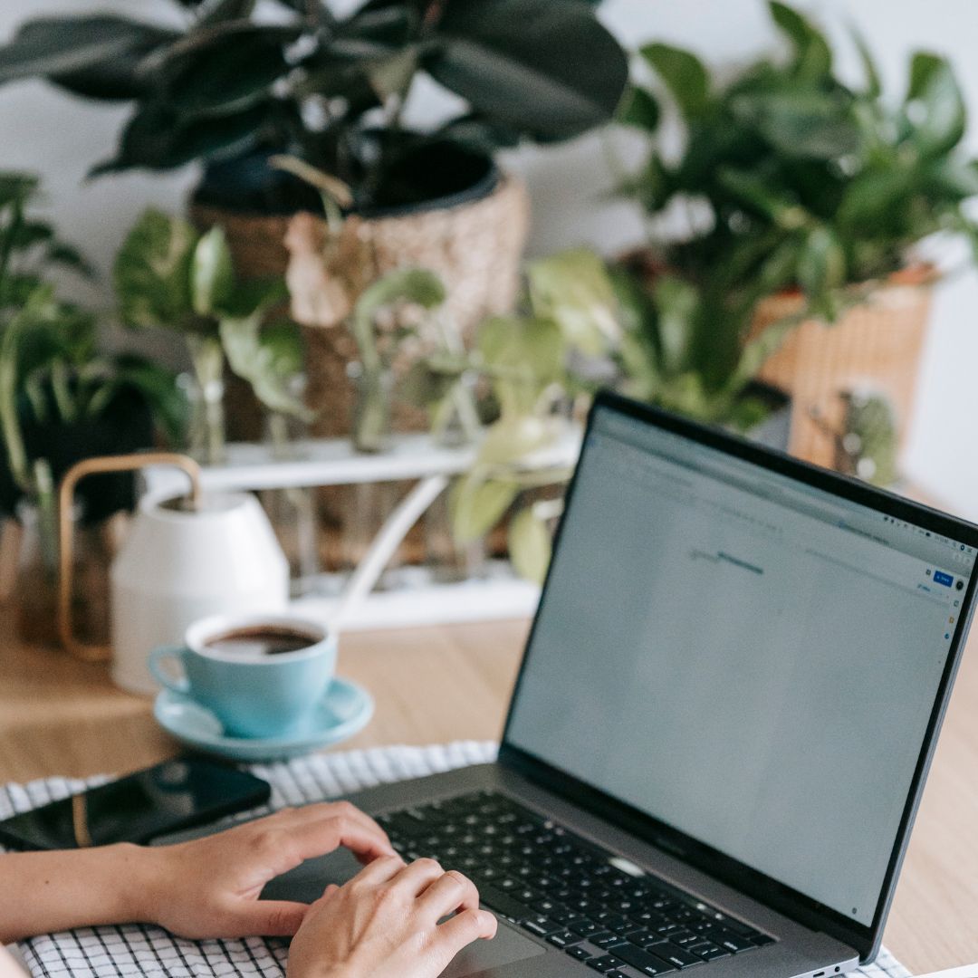 Person on computer