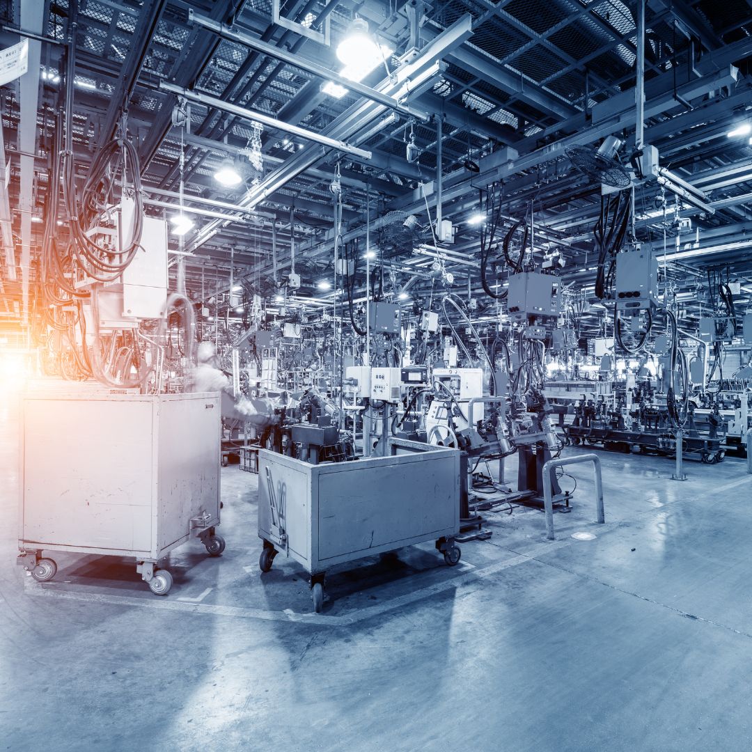 View of a manufacturing plant