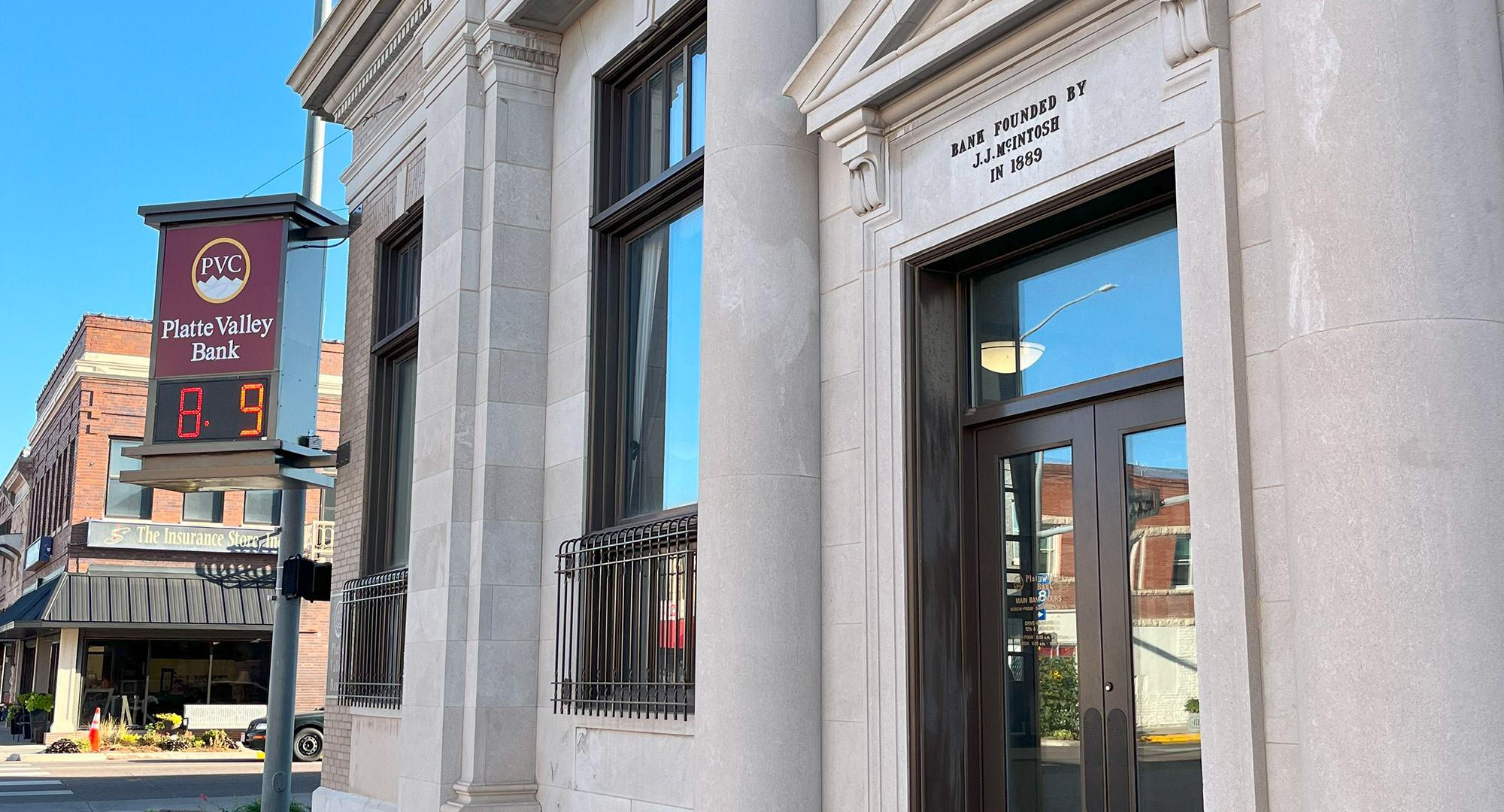 bank exterior